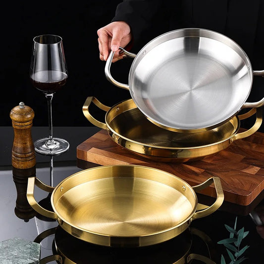 Golden Spanish Paella Pan