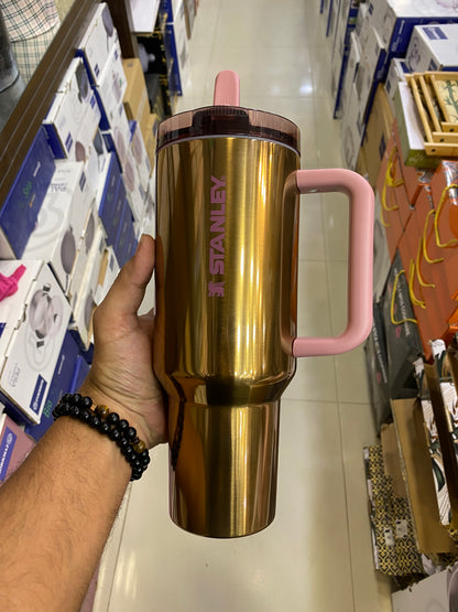 Quencher Protour Flip Straw Tumbler | 1.18L Polished Rose Gold