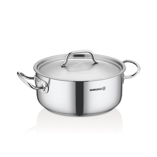 Korkmaz Proline Gastro 24x10 Cm Low Casserole A2739