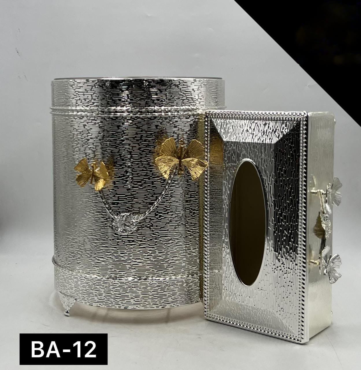 Luxury Dustbin & Tissue Box