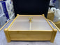 4 Partition Dry fruit Tray Square Brown