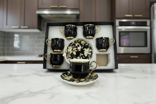 12 Pcs Cup & Saucers Set