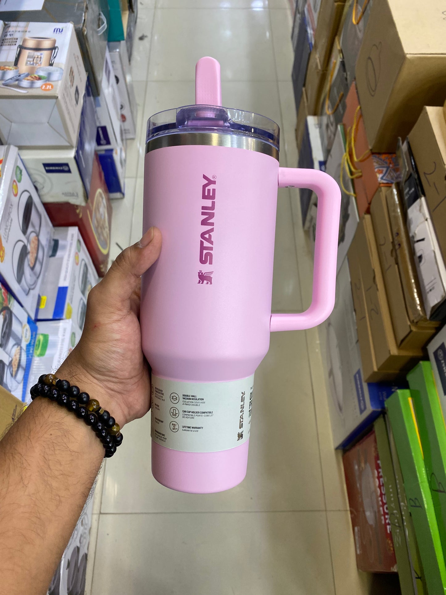 The Quencher Pro Tour Flip Straw Tumbler | 40 Oz Cherry Blossom