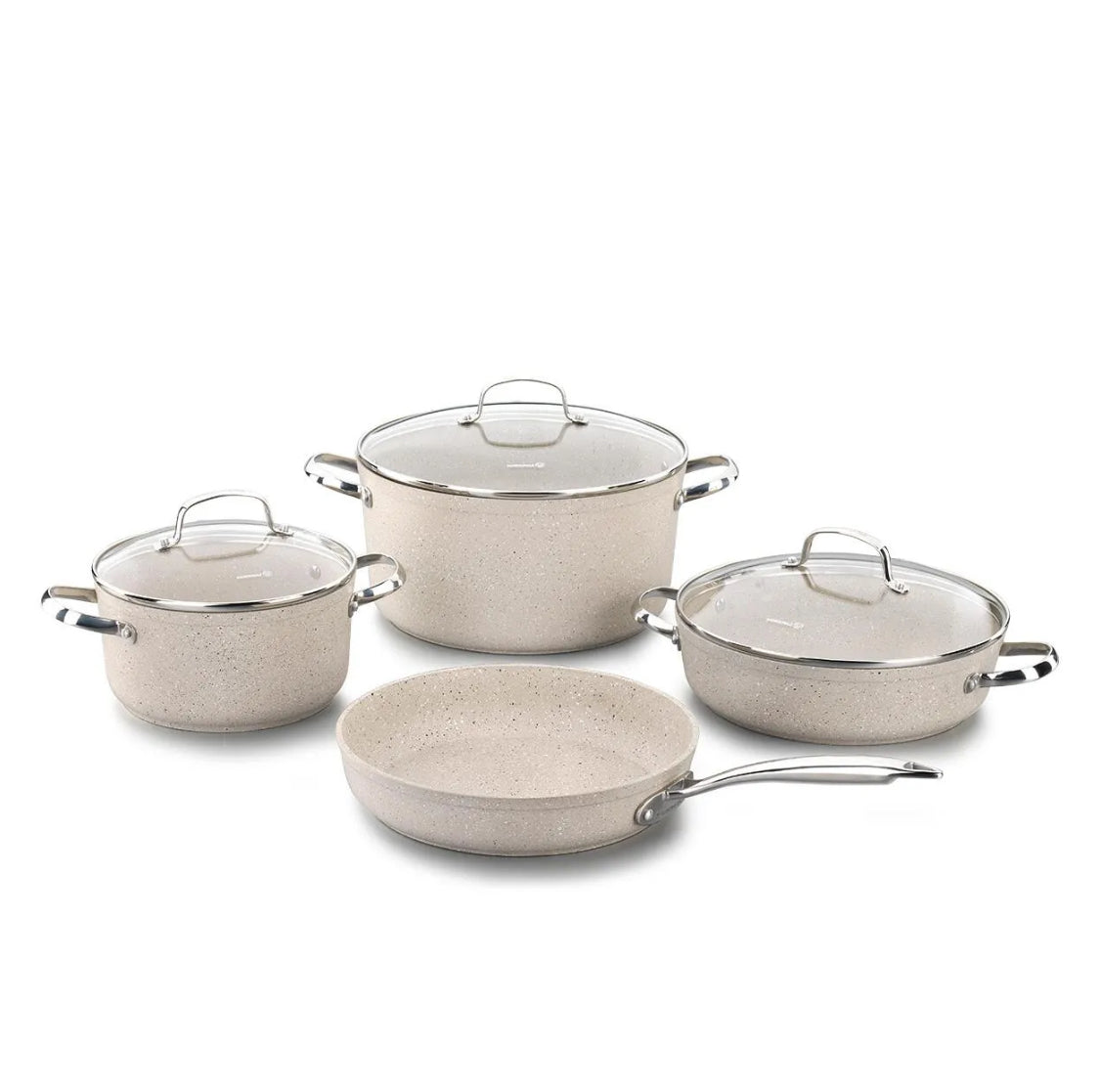 Korkmaz Granita 7 Piece Cookware Set A1272