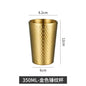 Golden Hammered Glass