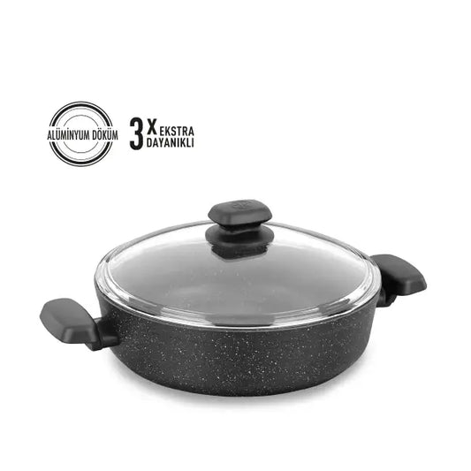 Korkmaz Ornella 24x6.5 Cm Low Casserole A1843