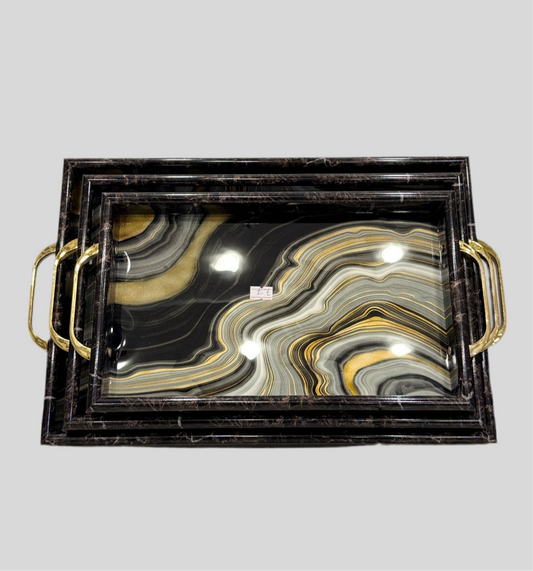 Fancy Trays Set Pack of 3