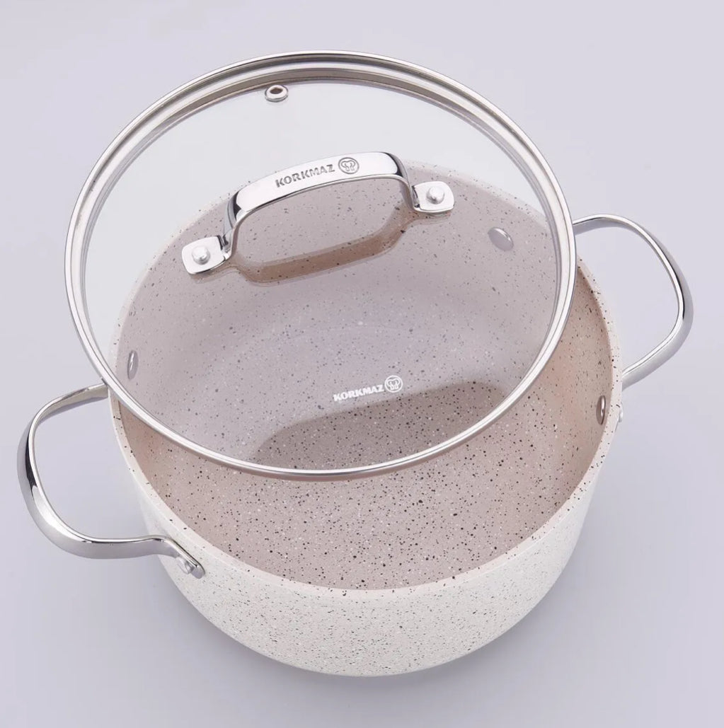 Korkmaz Granita 7 Piece Cookware Set A1272