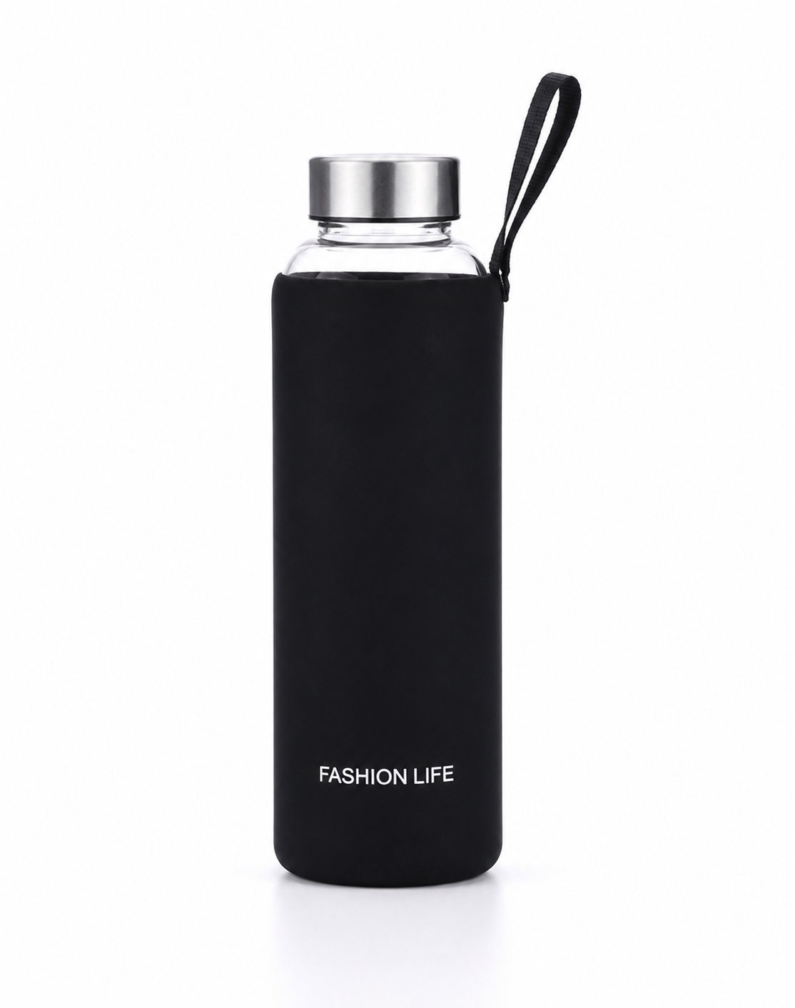 Premium Glass Water Bottle with Protective Silicone Sleeve | Leakproof | BPA-Free Reusable Water Bottle for Gym, Office & Travel