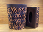 Leather Tissue Box & Dustbin Set