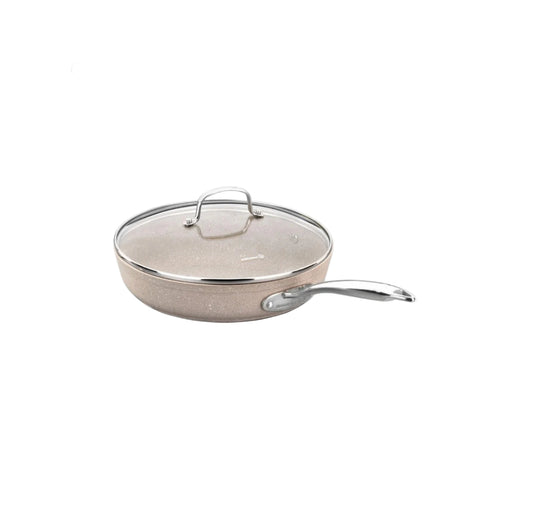 Korkmaz Granita Alu. Frypan 24x4.7 Cm w/lid A1855-1