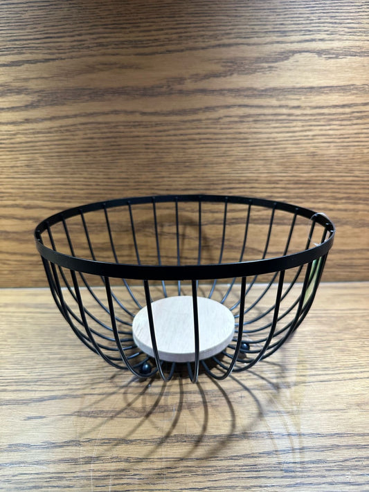 Metal Fruit Basket - Oval
