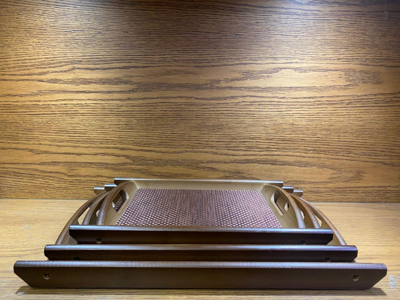 New Bamboo Trays Set