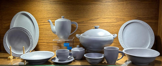 Winsor England™ Fine Porcelain Tableware StoneCraft & Dine Collection Matt Grey