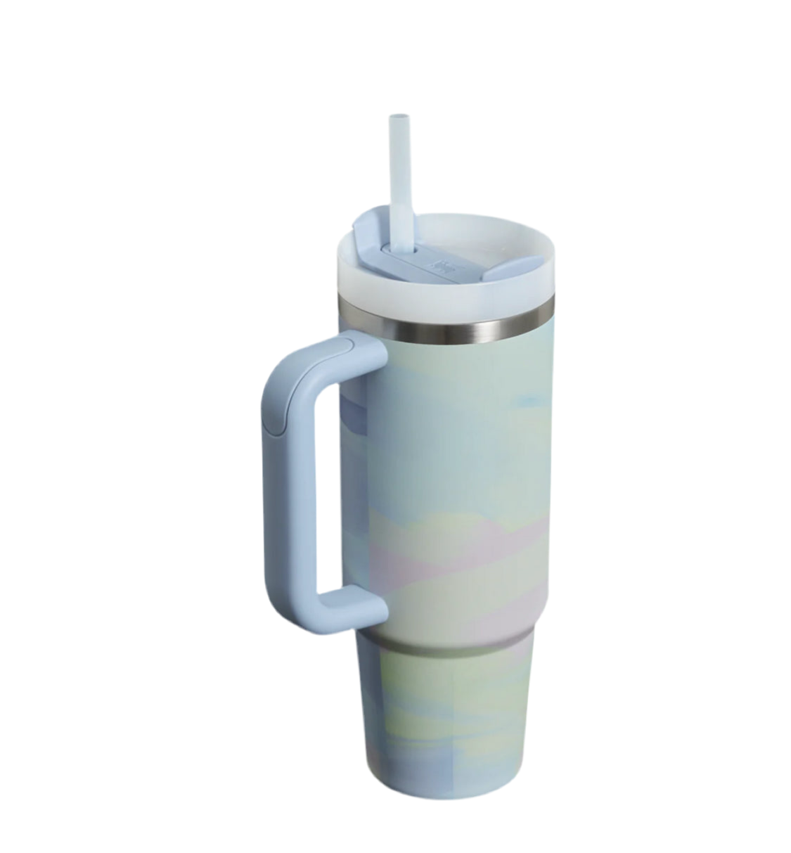The Cool Serene Brushstroke Quencher H2.0 Flowstate Tumbler
