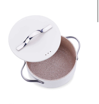 Korkmaz Linea Plus 7 Pieces Vanilla Cookware Set A2620-1