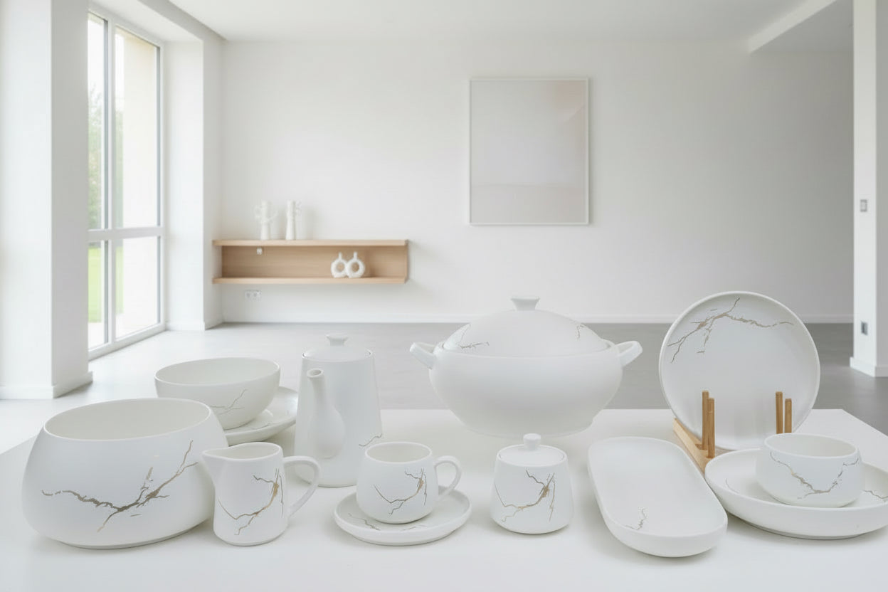 Winsor- England™ Fine Porcelain Tableware Heritage Perineum Collection White