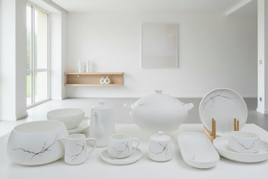 Winsor- England™ Fine Porcelain Tableware Heritage Perineum Collection White