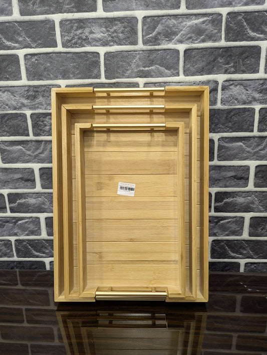 New Wooden Trays Set