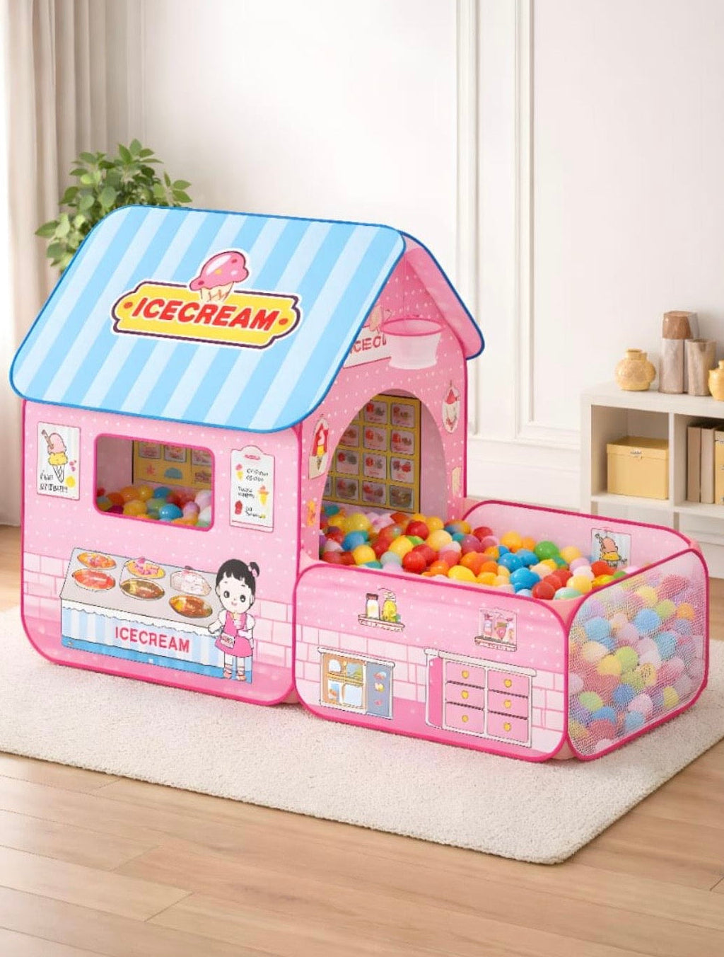 Pop Up Ice Cream Kids Tent House