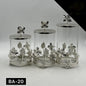 3 Pcs Candy Jar Set
