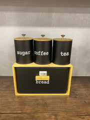 Bread Box Tin Set of 4