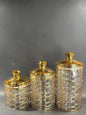 Food Storage Jar With Lid ( Pack Of 3)