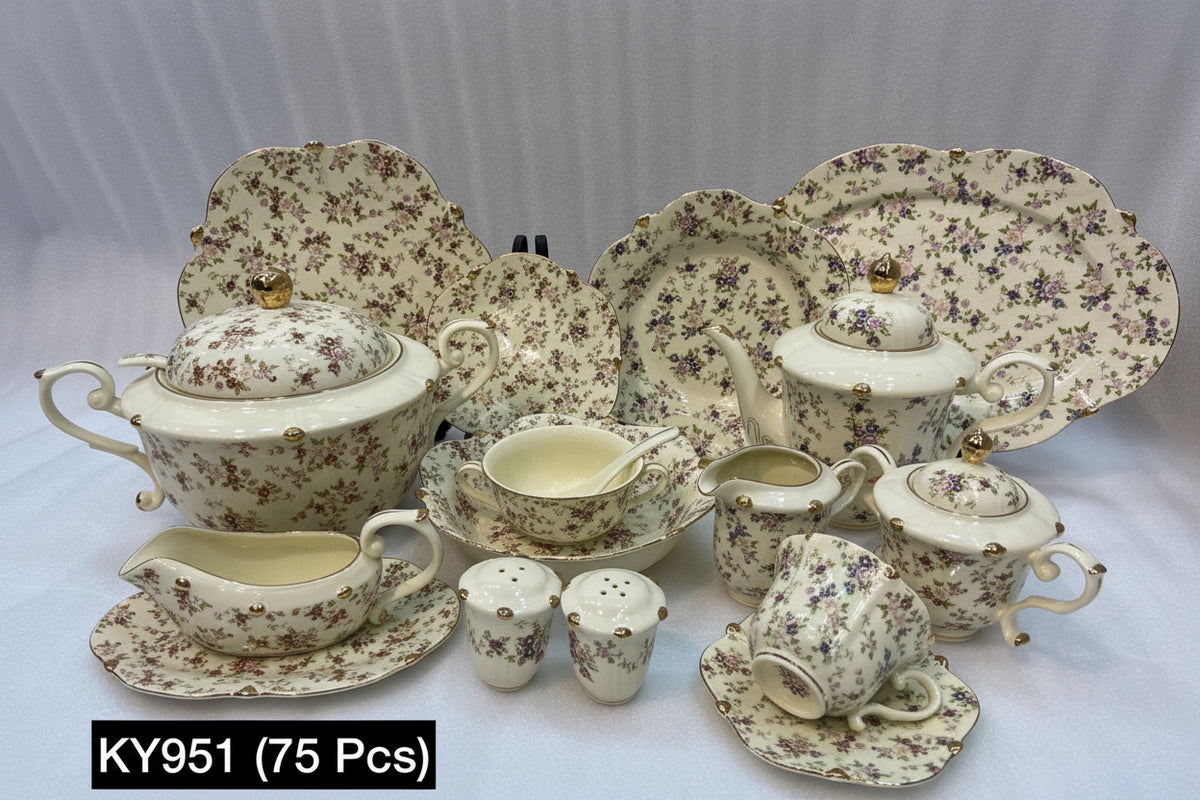 Royal Albart 75 Pcs Dinner Set