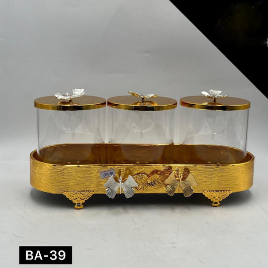 3 Pcs Candy Jar Set