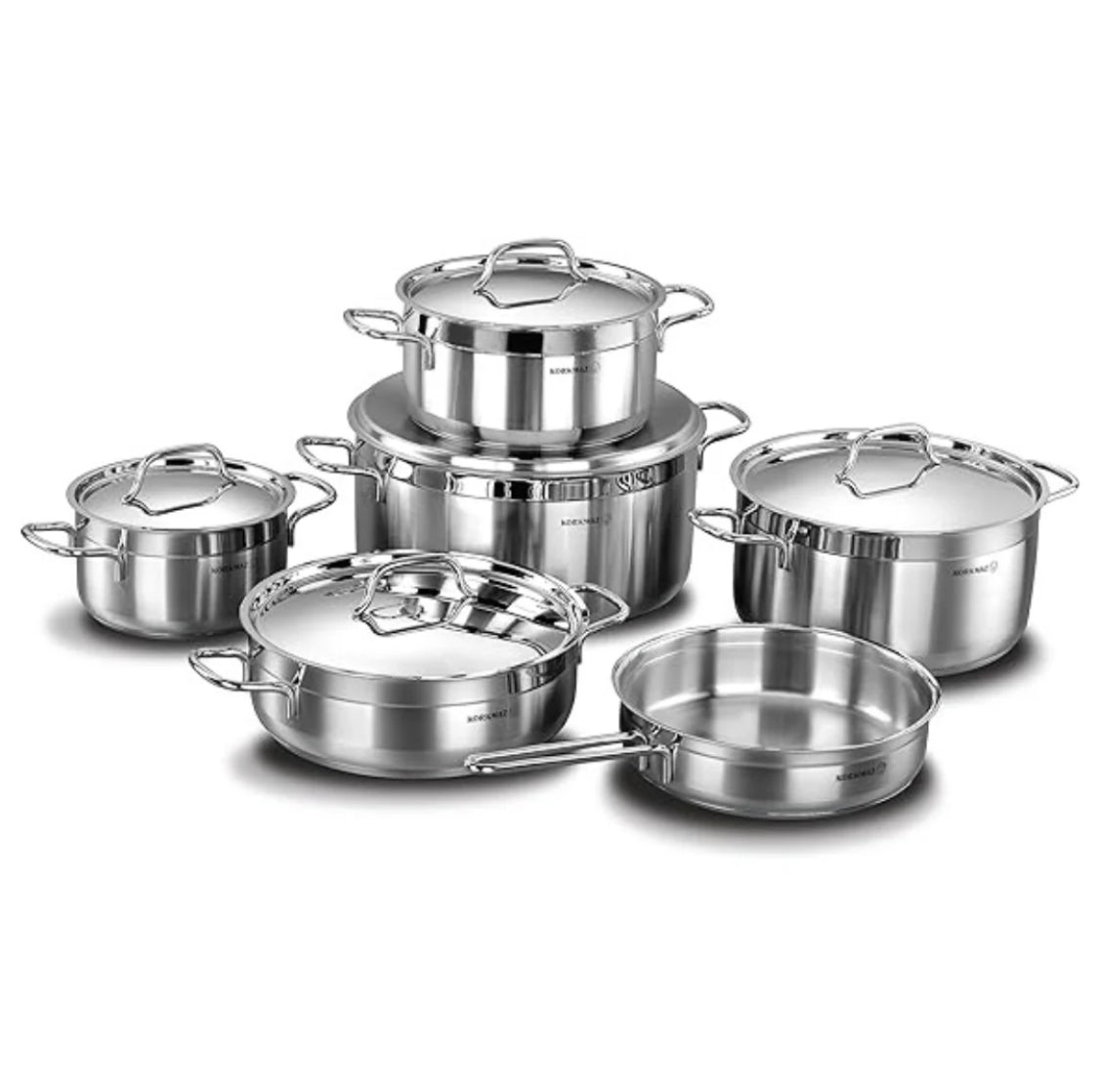 Korkmaz Alfa XL 11 Pieces Cookware Set A1641