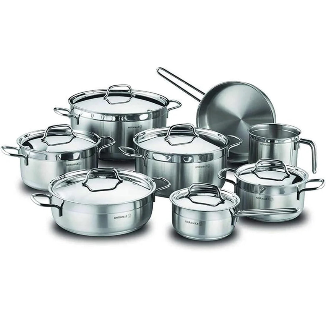 Korkmaz A1089 Alfa Grande 14 Pcs Cookware Set