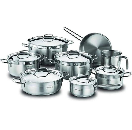 Korkmaz A1089 Alfa Grande 14 Pcs Cookware Set