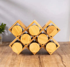 8pcs Wooden Spice Rack