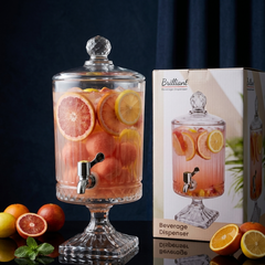 Brilliant 4.5L premium glass beverage dispenser