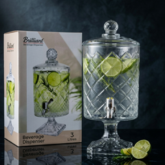 Brilliant 4.5L premium glass beverage dispenser
