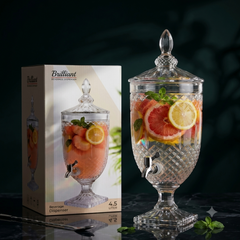 Brilliant 4.5L premium glass beverage dispenser