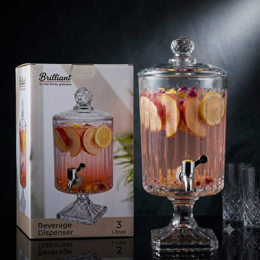 Brilliant 4.5L premium glass beverage dispenser