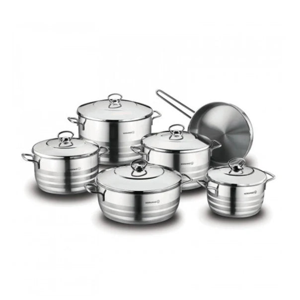 Korkmaz Astra Xl 11Pcs A1090 Cookware Set