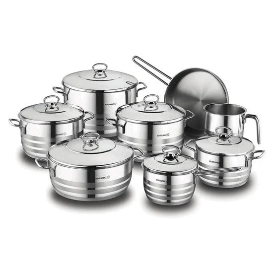 Korkmaz Astra Grande 14 Pcs Cookware Set A1091