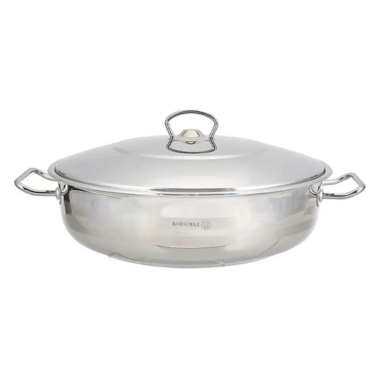 Korkmaz Mega Extra Low Casserole 7.5 L