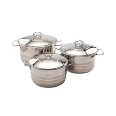Korkmaz Mega Plus 6Pcs A1888 Cookware Set