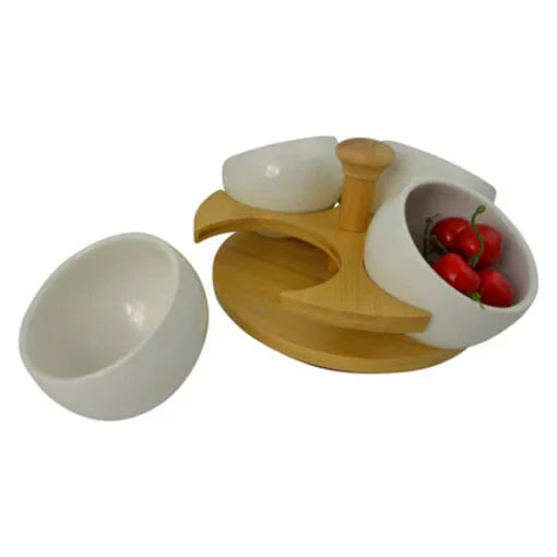 WHITEWARE CERAMIC DIP BOWLS