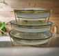 Luxury Porcelain Oval Chafing Dish