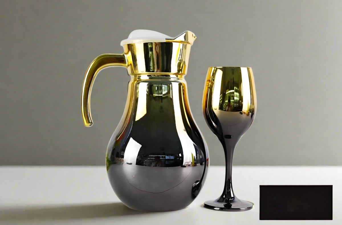 Water Set 7Pc Royal Gold