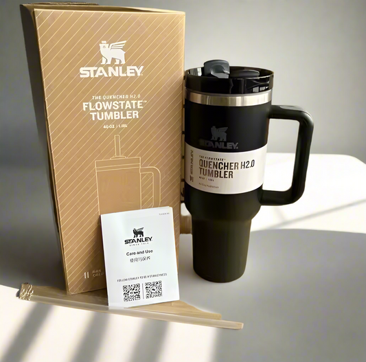 The Black Quencher H2.0 Flow State Tumbler | 40 OZ