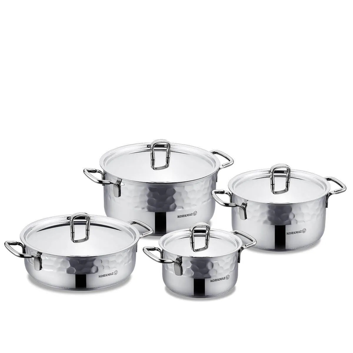 Korkmaz Erna 8Pcs A1963-1 Inox Cookware Set