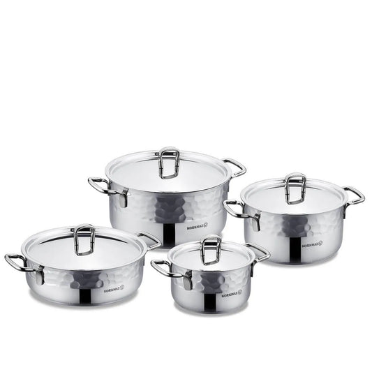 Korkmaz Erna 8Pcs A1963-1 Inox Cookware Set