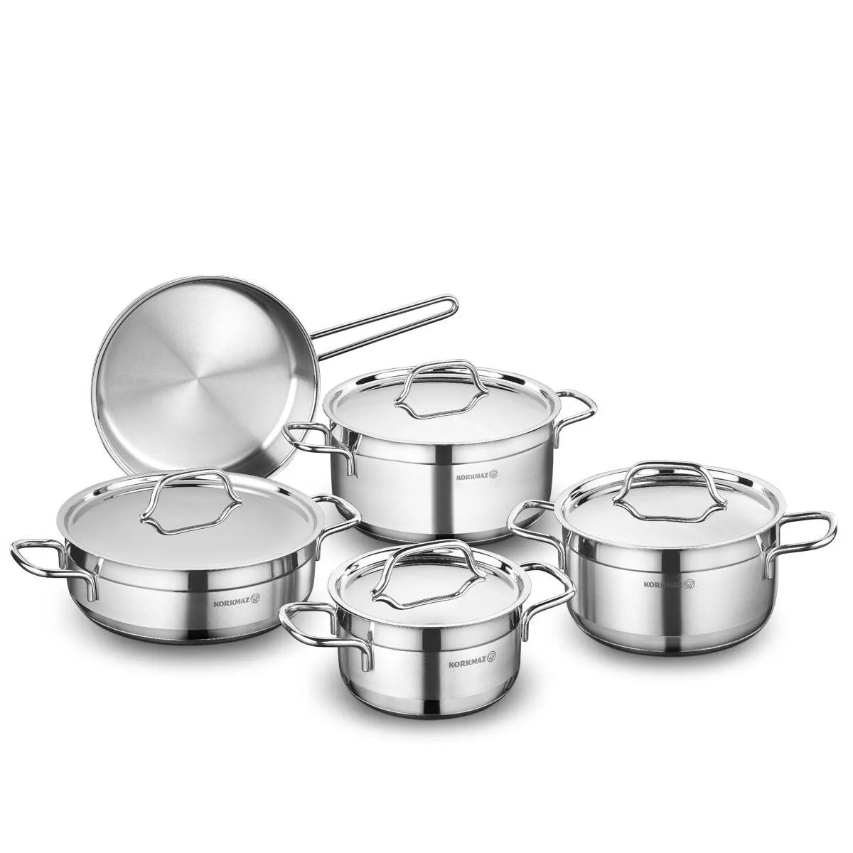 Korkmaz Alfa 9-Piece Cookware Set A1660