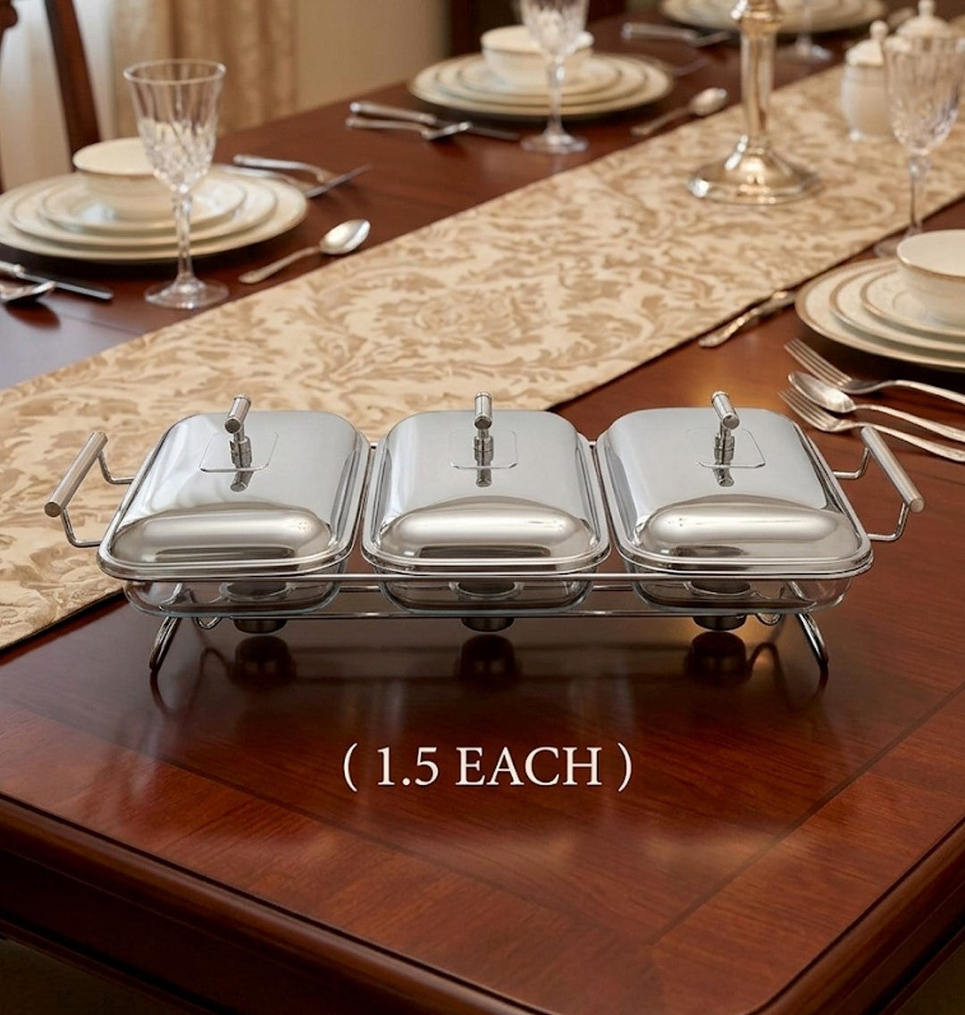 3 IN 1 Triple-Dish Food Warmer