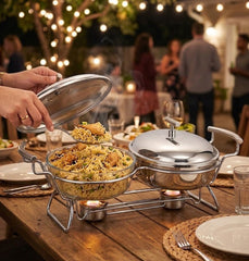 2 IN 1 Double-Dish Food Warmer